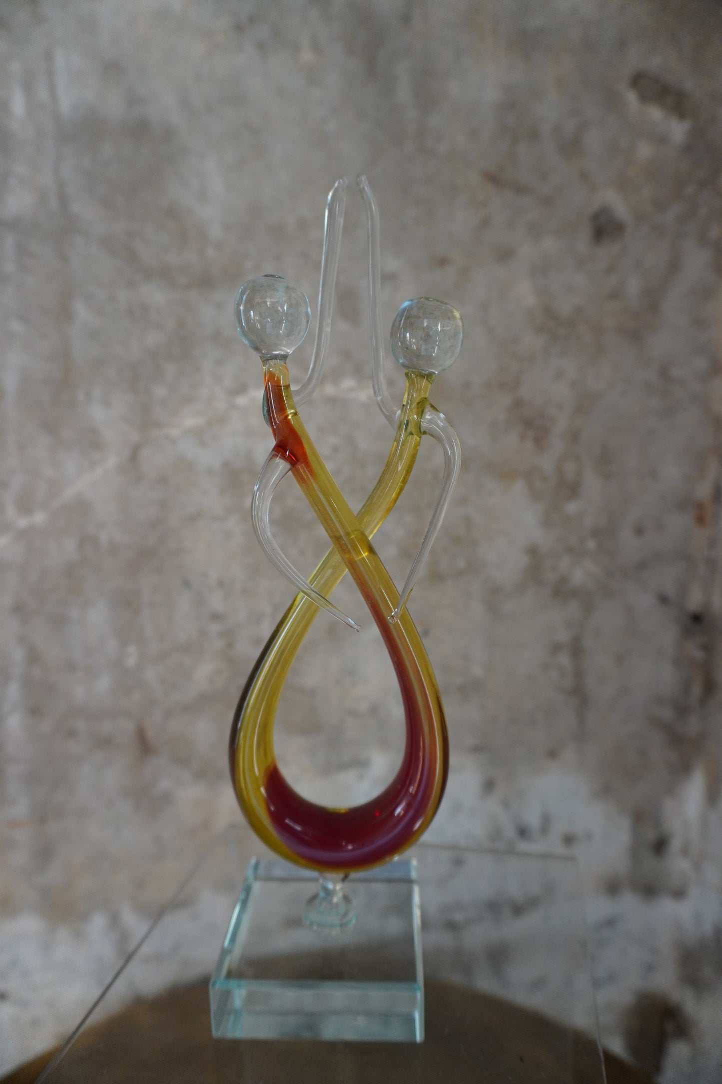 Glazen beeld - Samen, 22cm