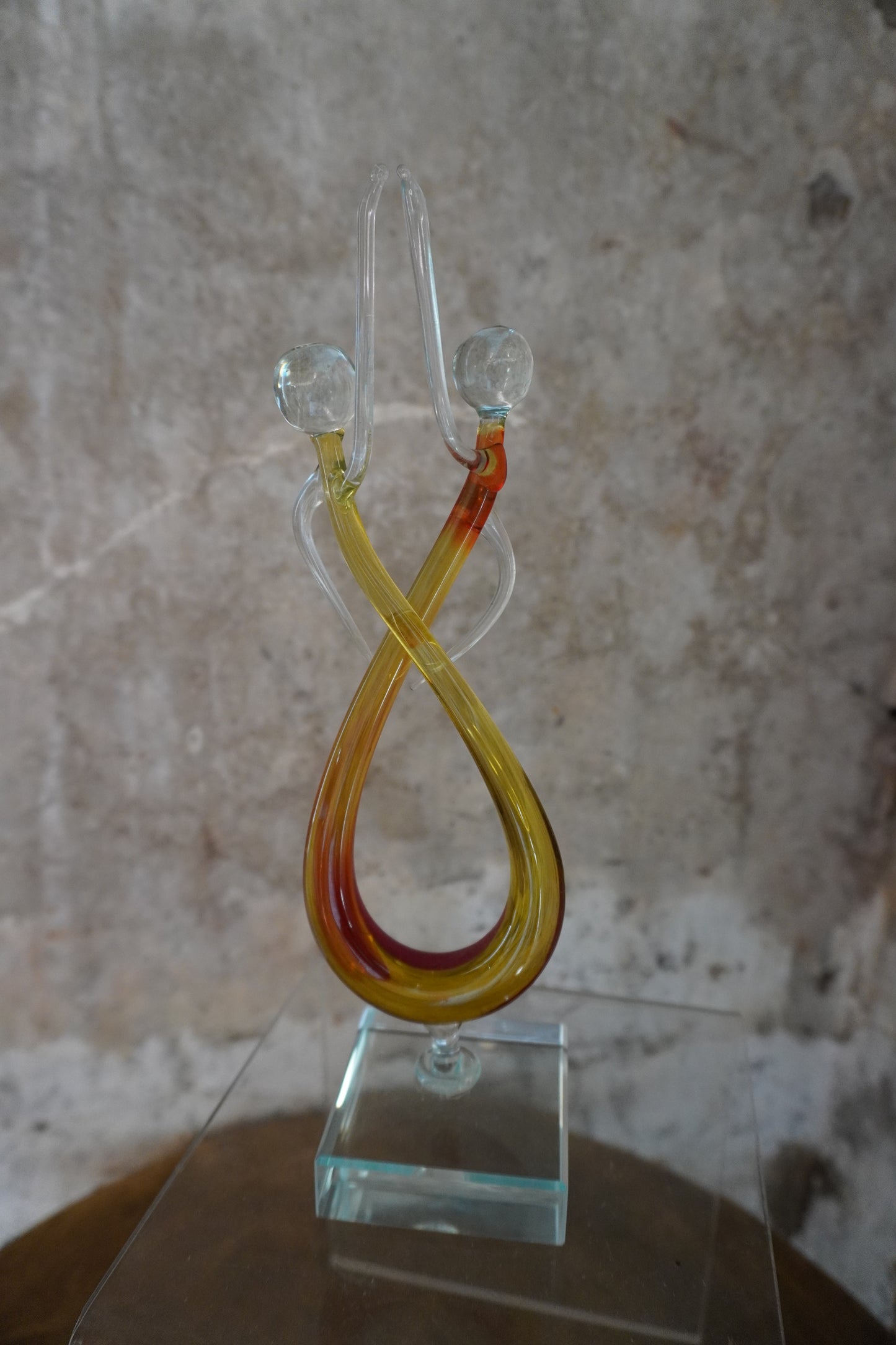 Glazen beeld - Samen, 22cm