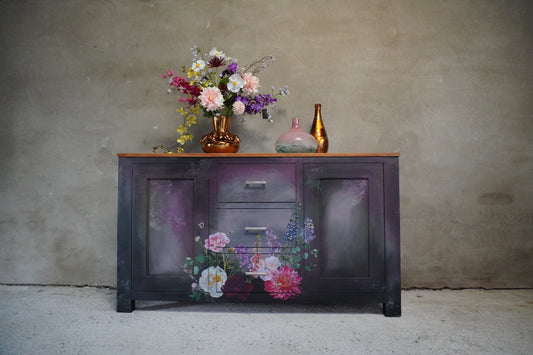 Dressoir Bloemen & Grunge