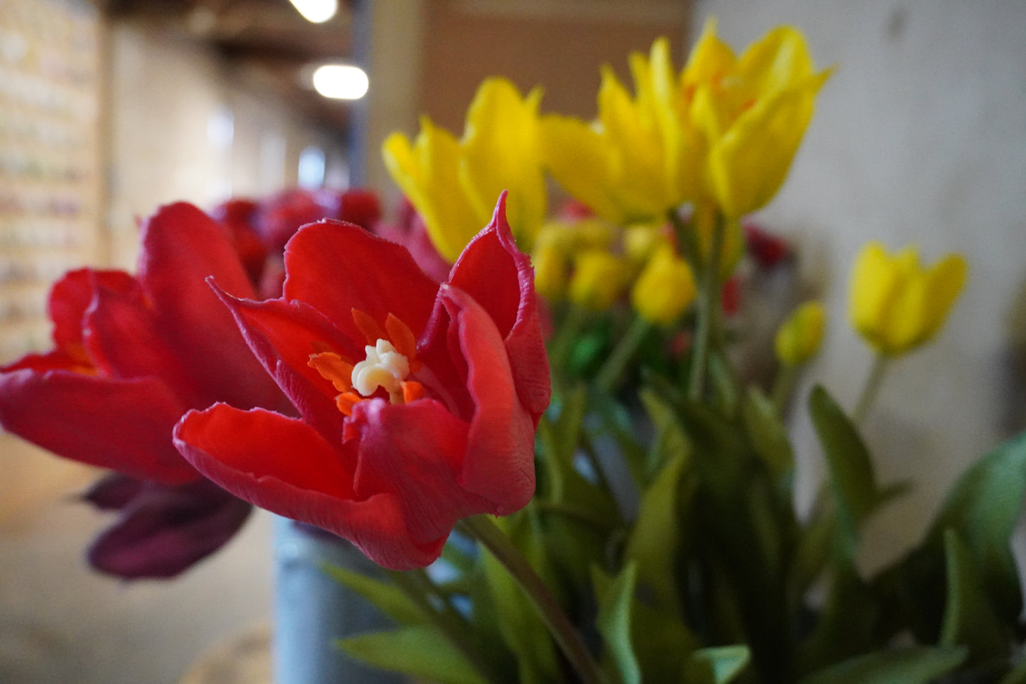 Real Touch Tulpen - open 3x