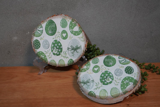 Berk schijf - Paaseieren groen