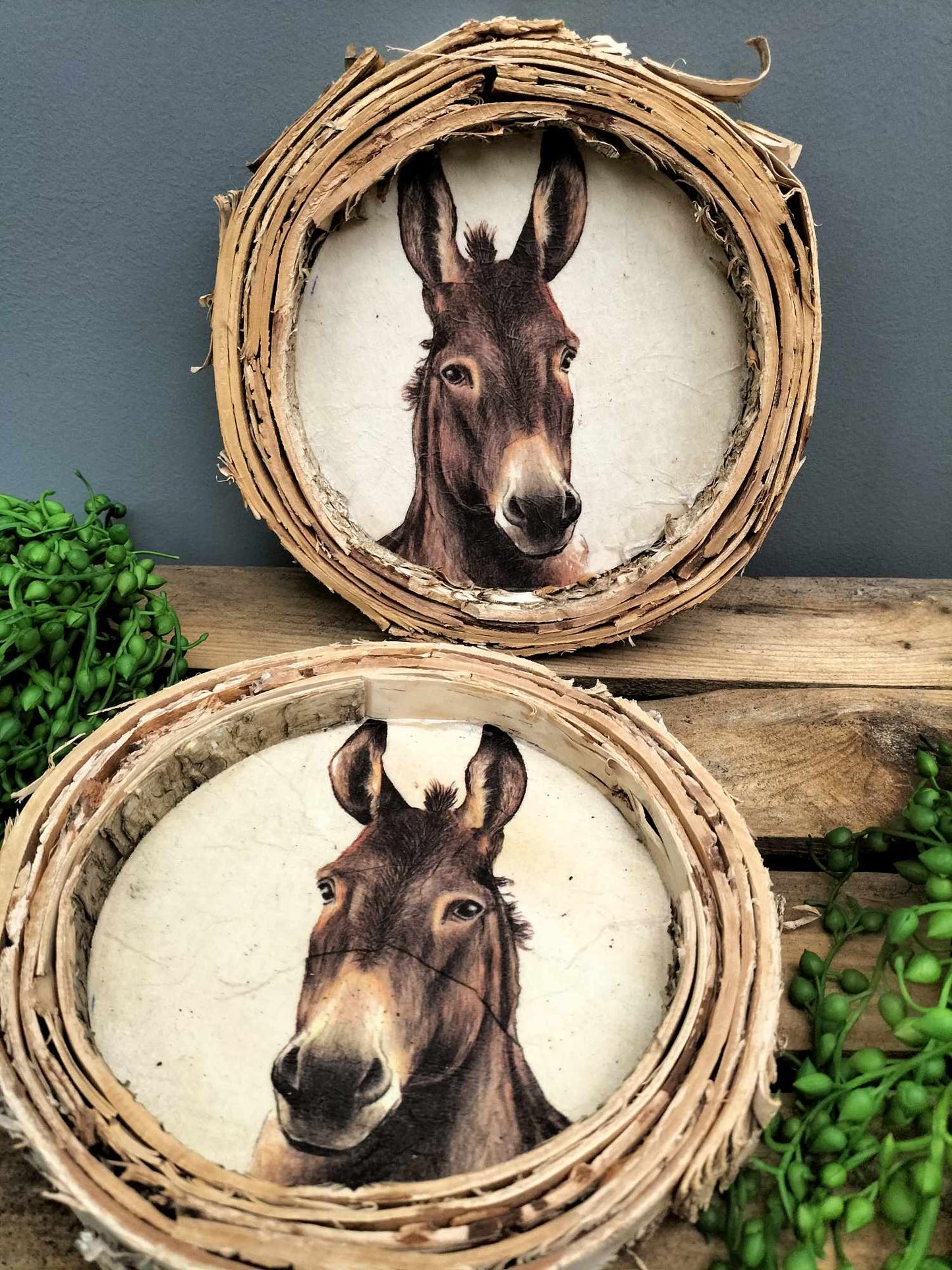 Birch bark tray ezel