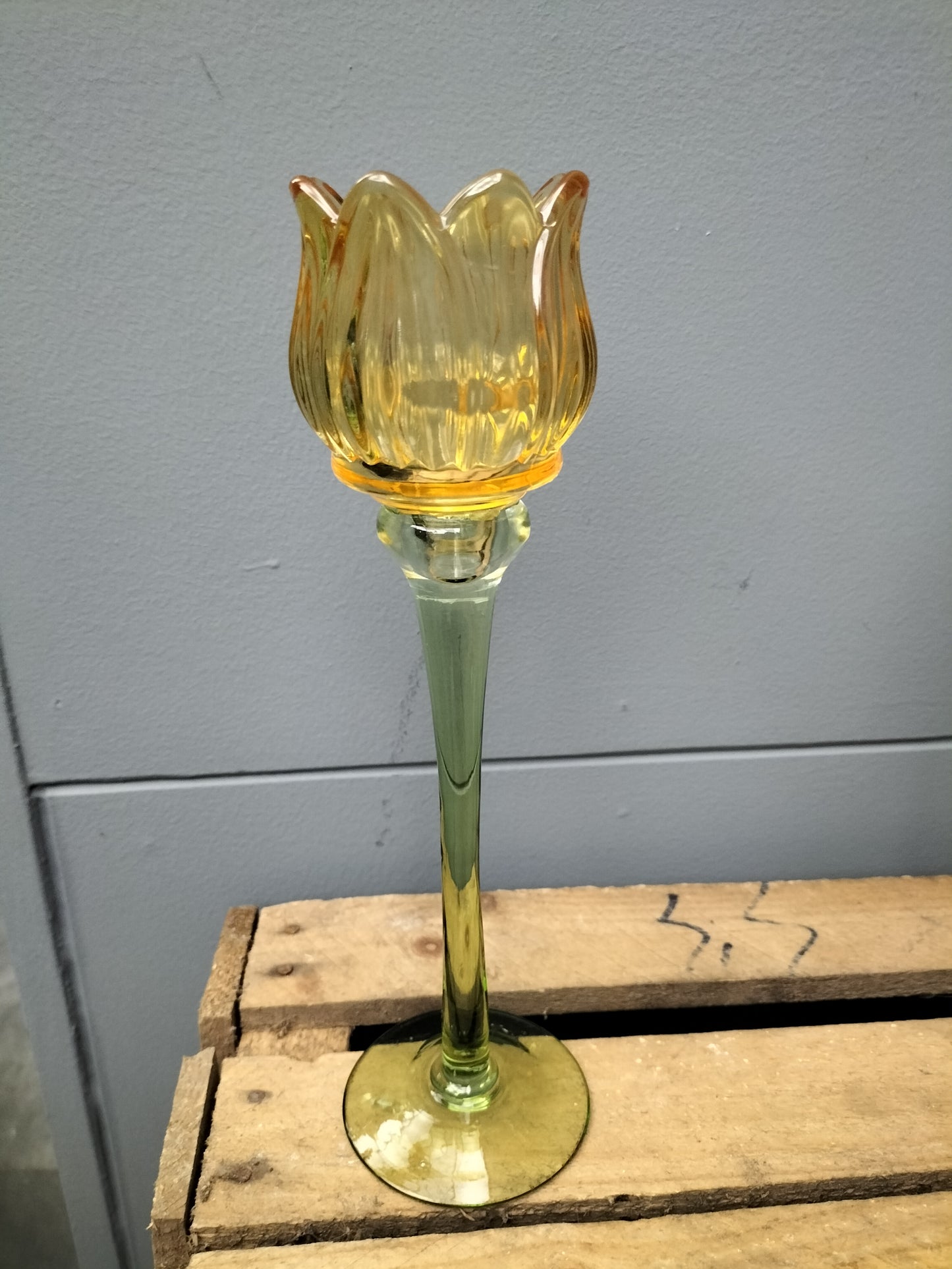 Waxinelicht houder Tulp - 27.5cm