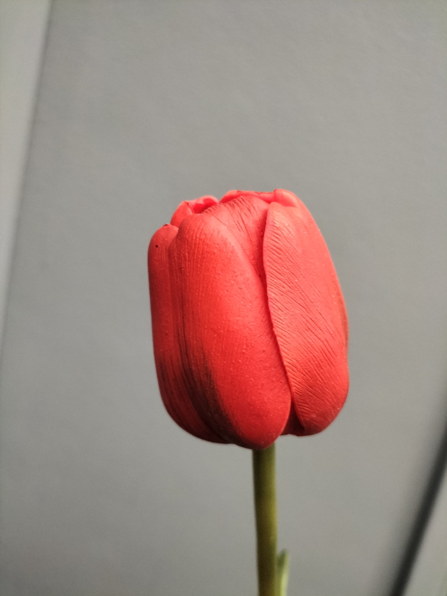 Real touch tulp - 46cm, rood