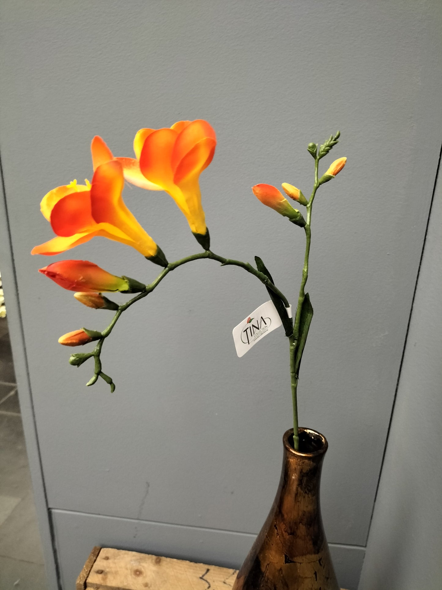 Freesia - oranje, 68cm