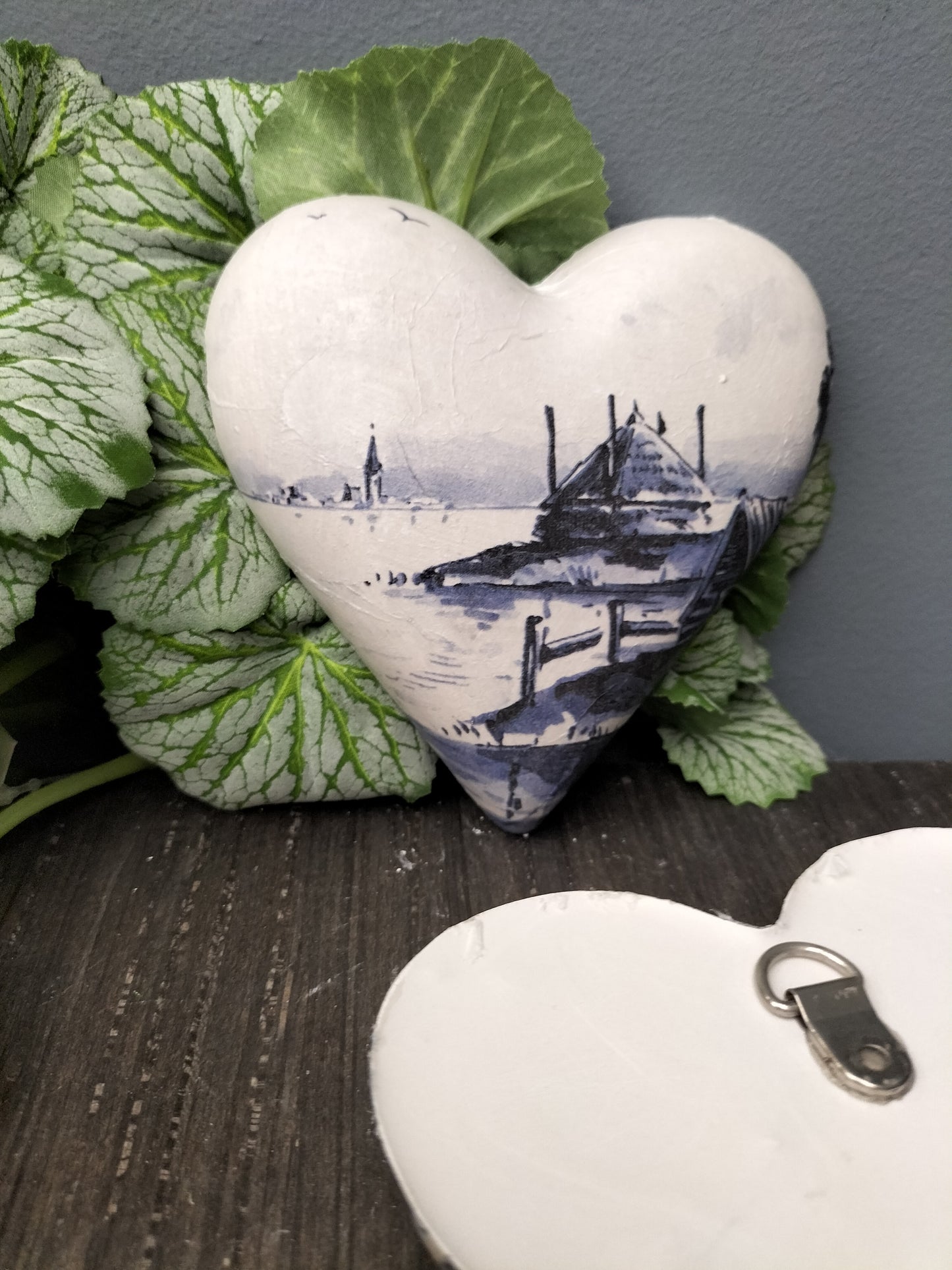 Decoupage hart - hooiberg