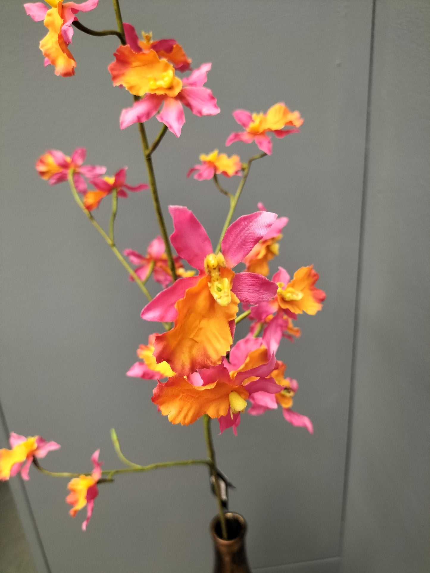 Dancing Orchidee - roze/oranje , 100cm