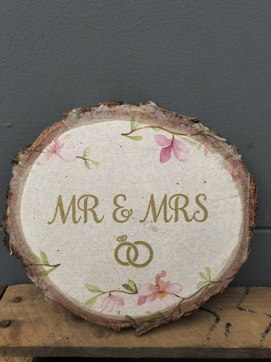 Berk schijf - Mr & Mrs roze