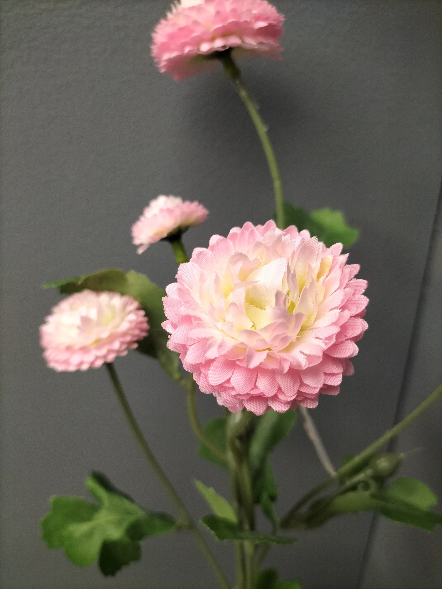 Pompom bloemen - roze, 60cm