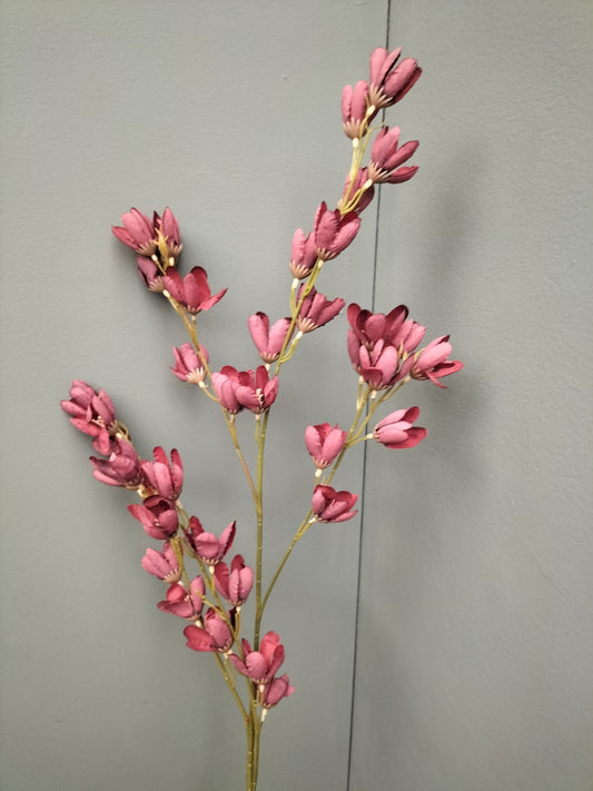 Pistachio bloemen - 105cm, Bordeaux rood