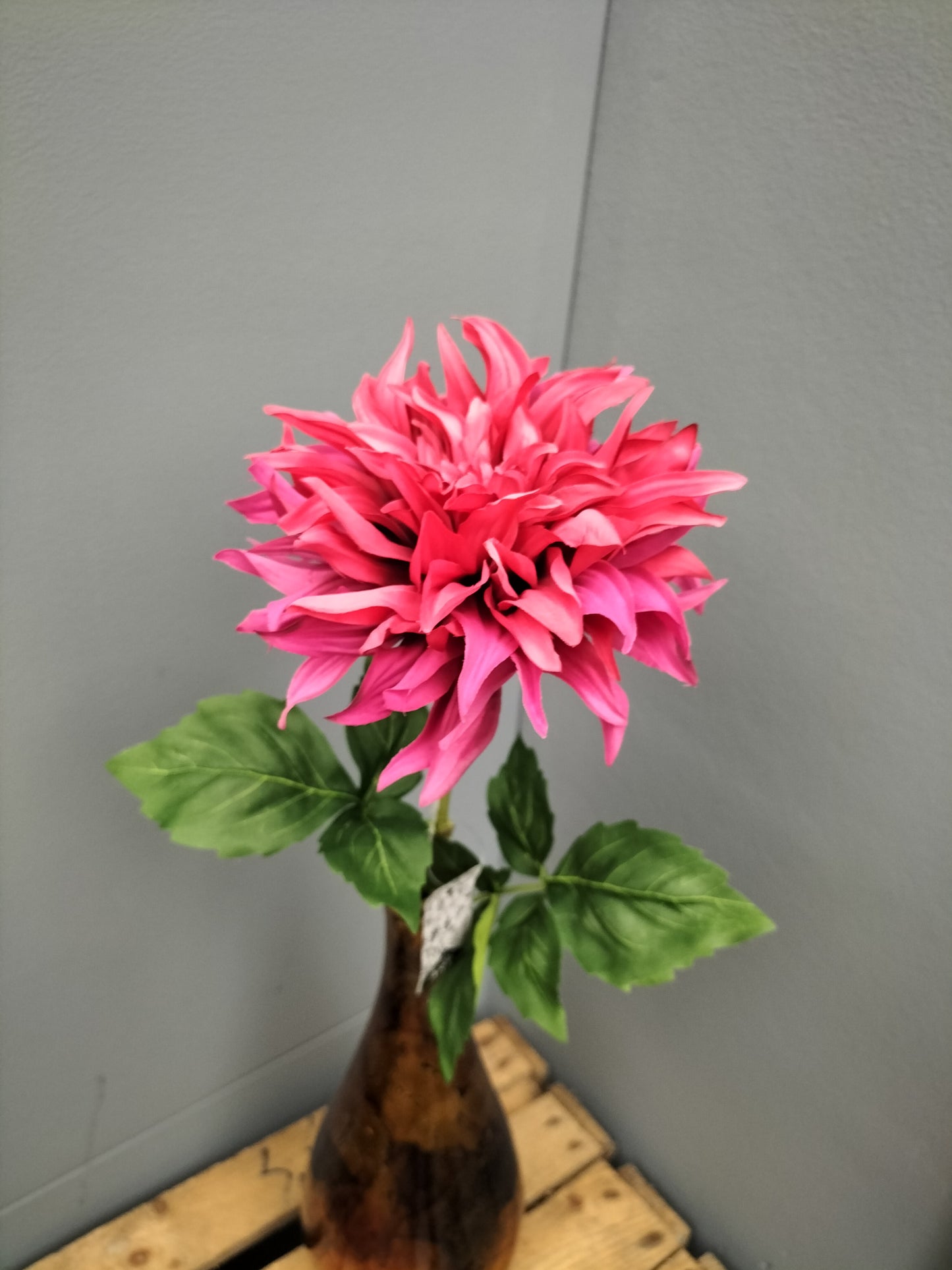 Dahlia - donker roze, 63cm