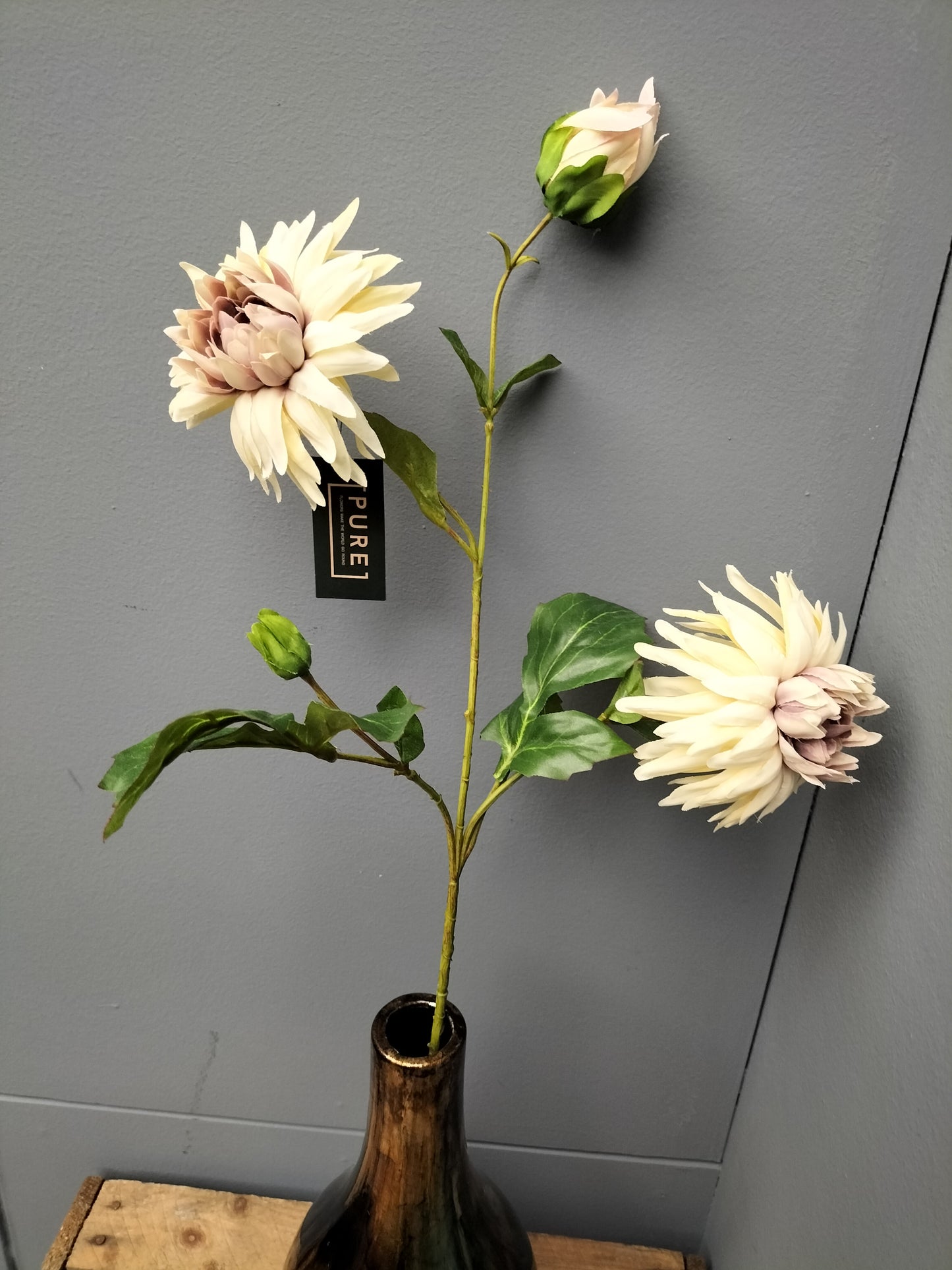 Dahlia - beige, 65cm