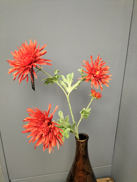 Gerbera spin - 65cm - rood