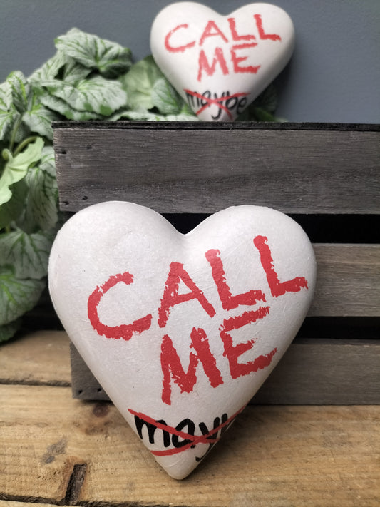 Decoupage hart - call me maybe