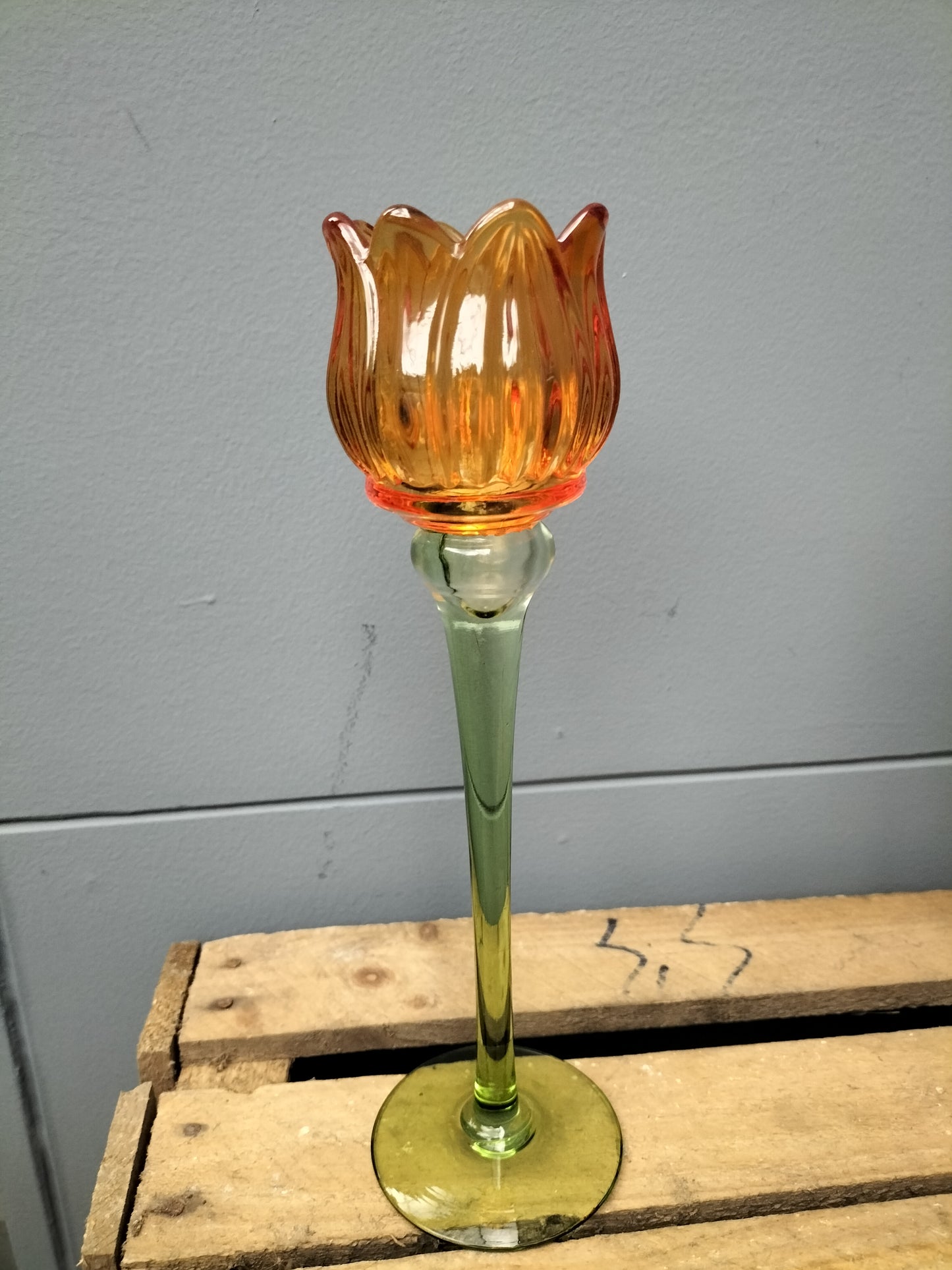 Waxinelicht houder Tulp - 27.5cm