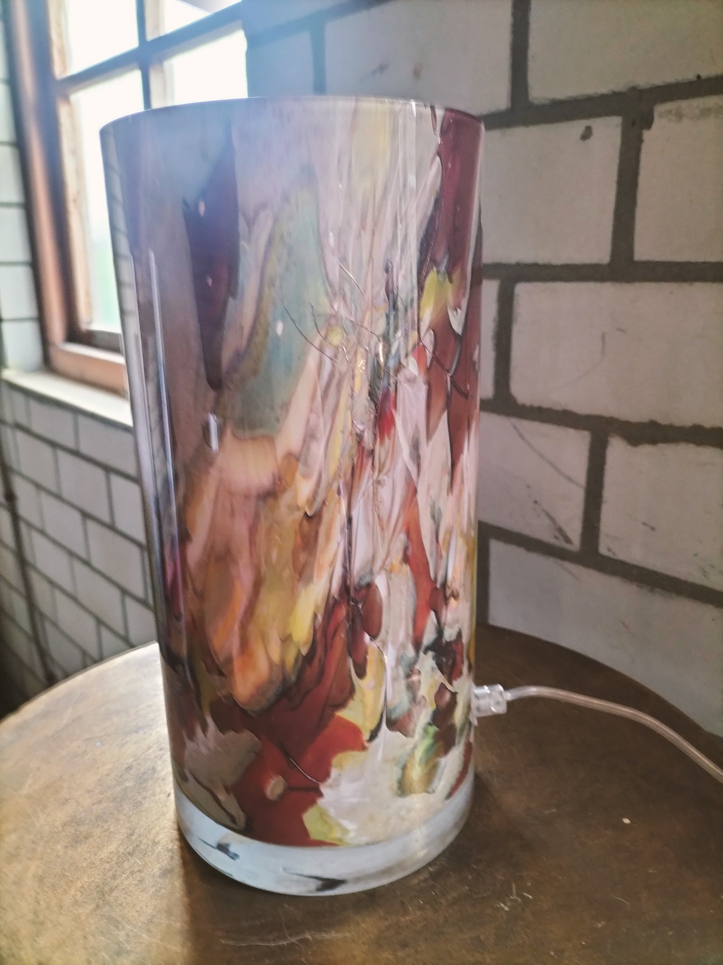 Linea Multicolor cylinder lamp