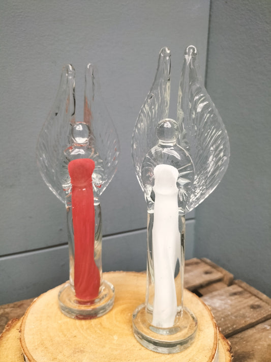 Engel - 20cm, rood, wit