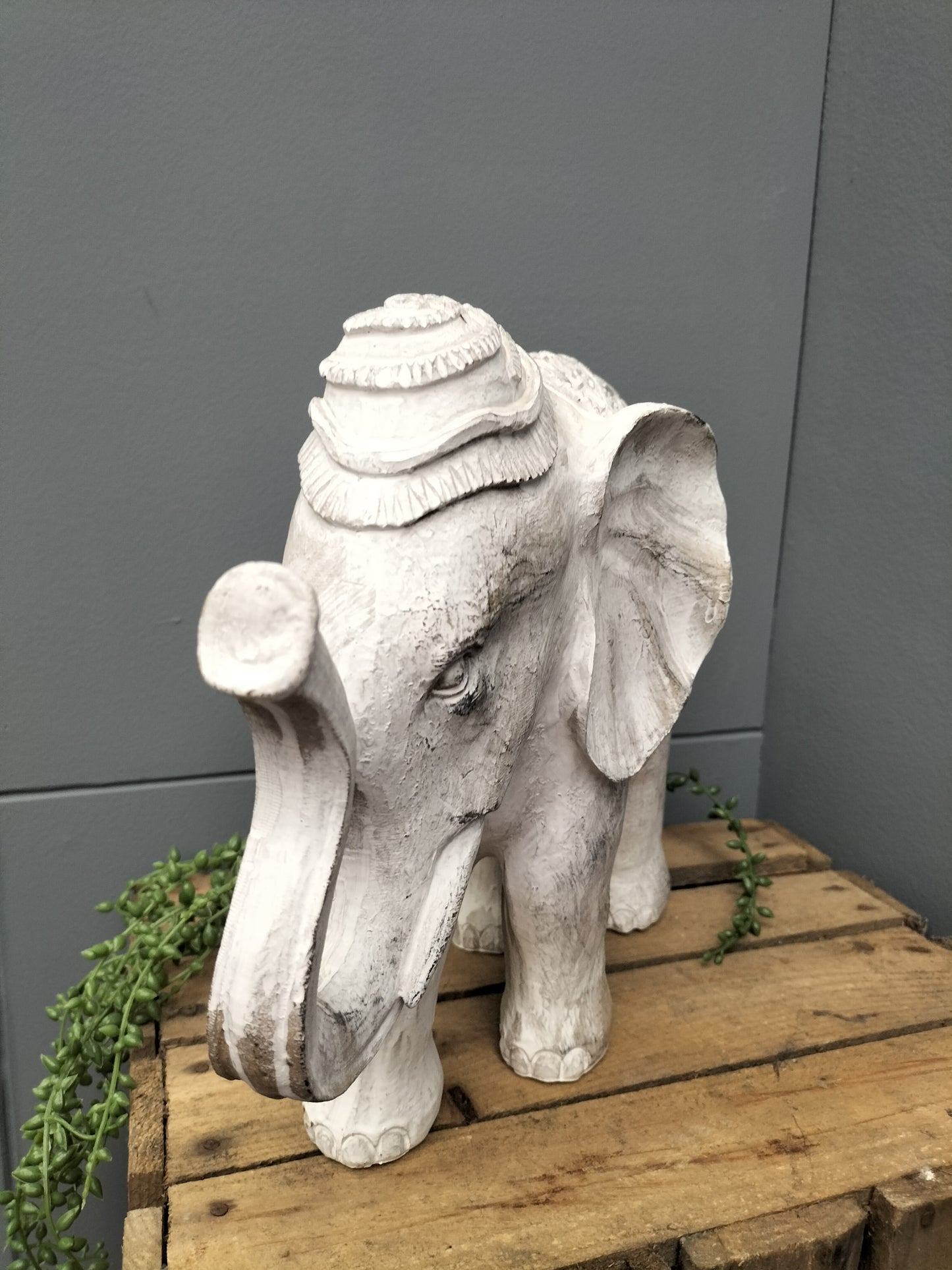 Sculptuur olifant - 37cm x 29cm